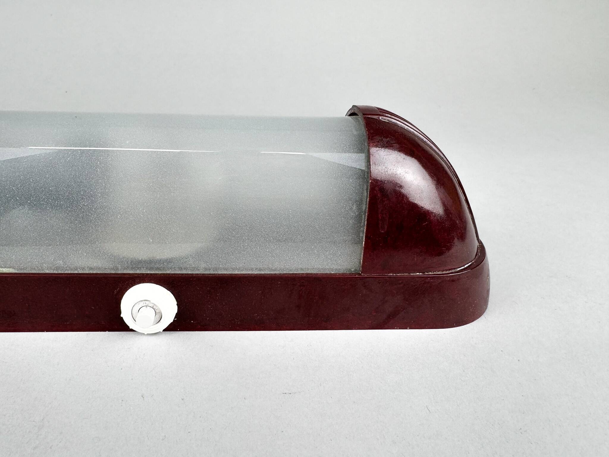 1950s Bakelite & Plastic Wall Light, Czechoslovakia