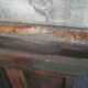 Door of fridge or cooler for slaughter in oak 50s