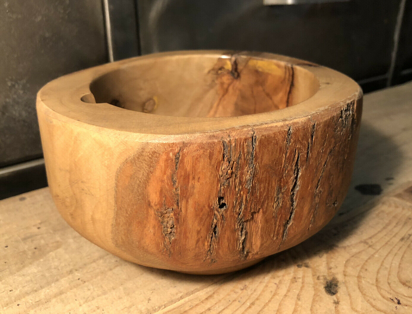 Empty cup wooden pocket
