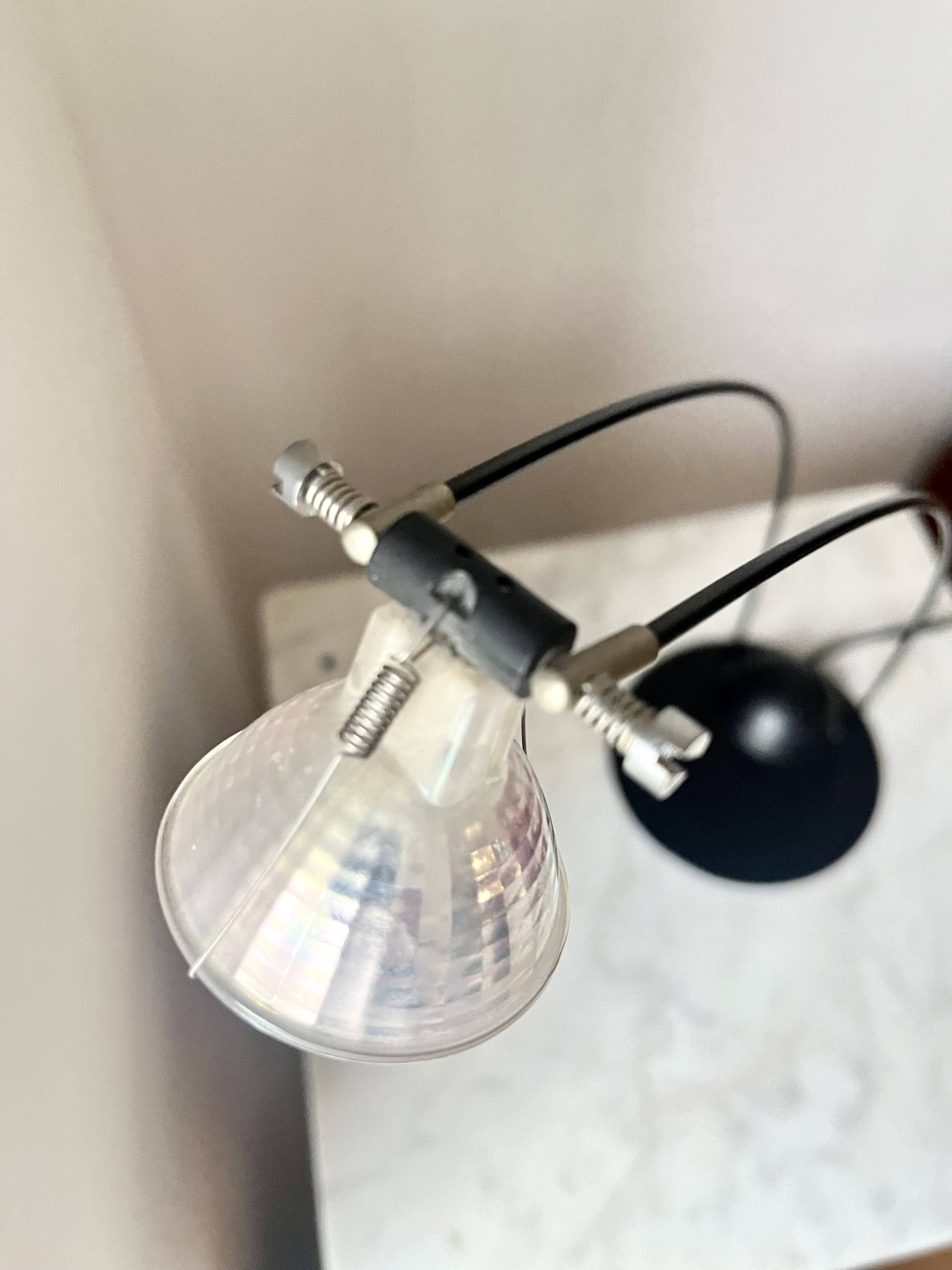 German Vintage Minimalistic table Arc Lamp by Hustadt Leuchten, 1980s