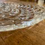Large pressed glass plate