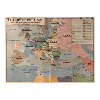 Carte scolaire ancienne histoire géographie