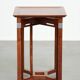Tall Art Deco design side table with removable top
