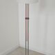 Chrome metal floor lamp opaline triplex Lidokov ex Czechoslovakia