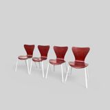 Set of 4 non branded butterfly chairs
