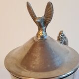 Silver vintage teapot