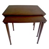 2 Scandinavian Nesting Tables, Teak