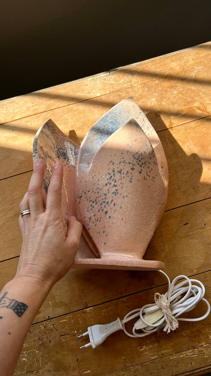 Modern/contemporary handmade ceramic lamp