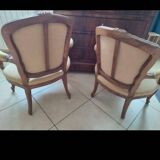 Paire de fauteuils style Louis XV