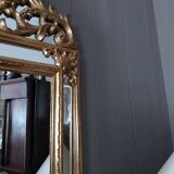 Beaded mirrors.