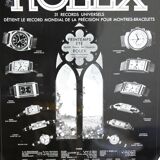 Rolex montre - affiche ancienne pub 1930