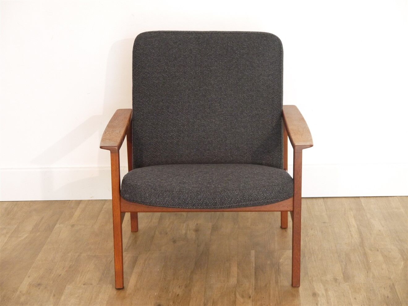 Fauteuil scandinave en teck 1960