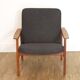 Fauteuil scandinave en teck 1960