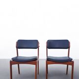 Chaise modèle 49 par Erik Buch, OD Møbler, danemark, années 1960