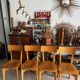 Lot de 4 chaises bistrot vintage Luterma en bois