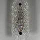 1960s 1970s Wall Lamp Fischer Leuchten Germany Wall Sconce Ice Glass Design