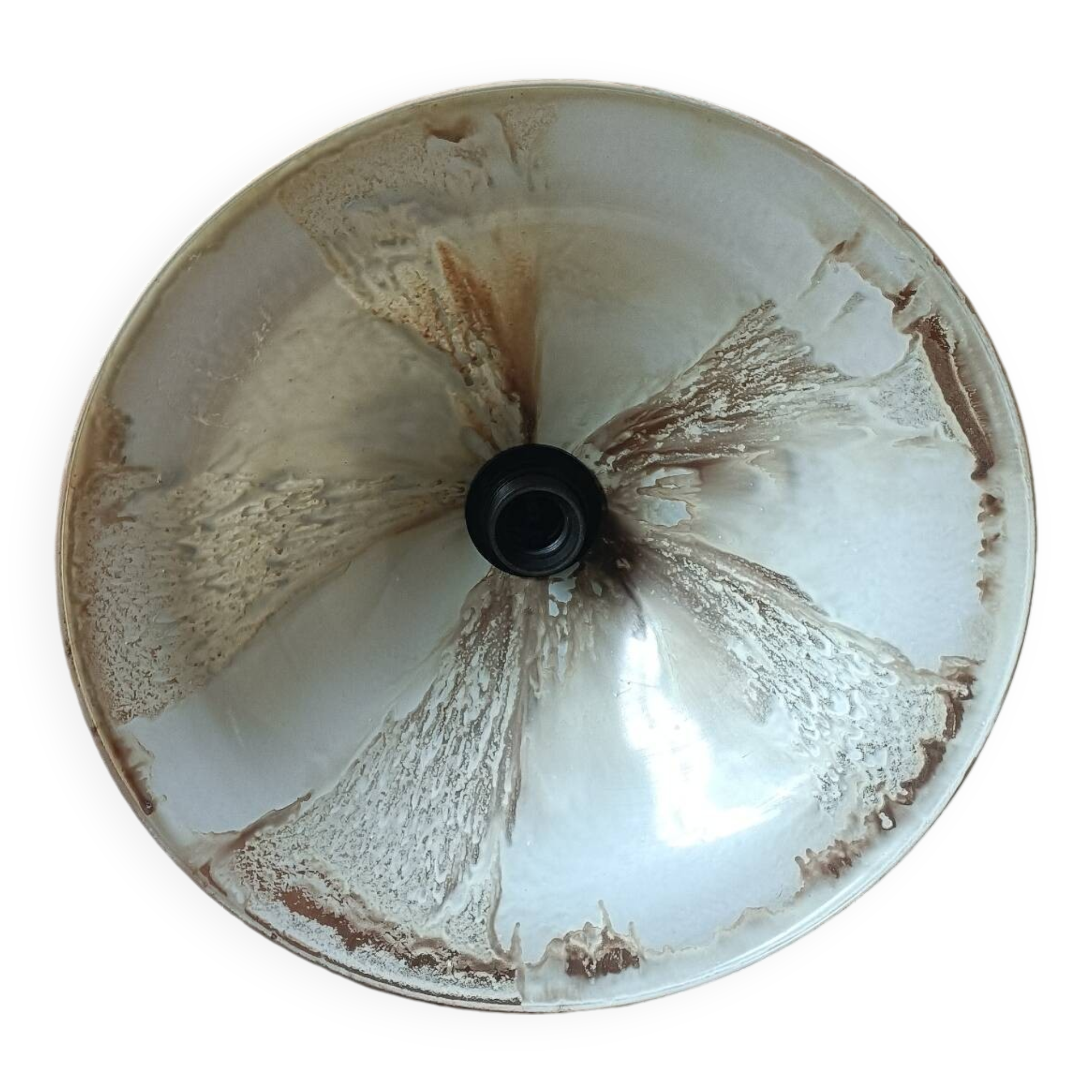 Art Deco style pendant light with marbled glass