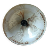 Art Deco style pendant light in marbled glass