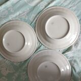 3 hollow plates B & C limoges