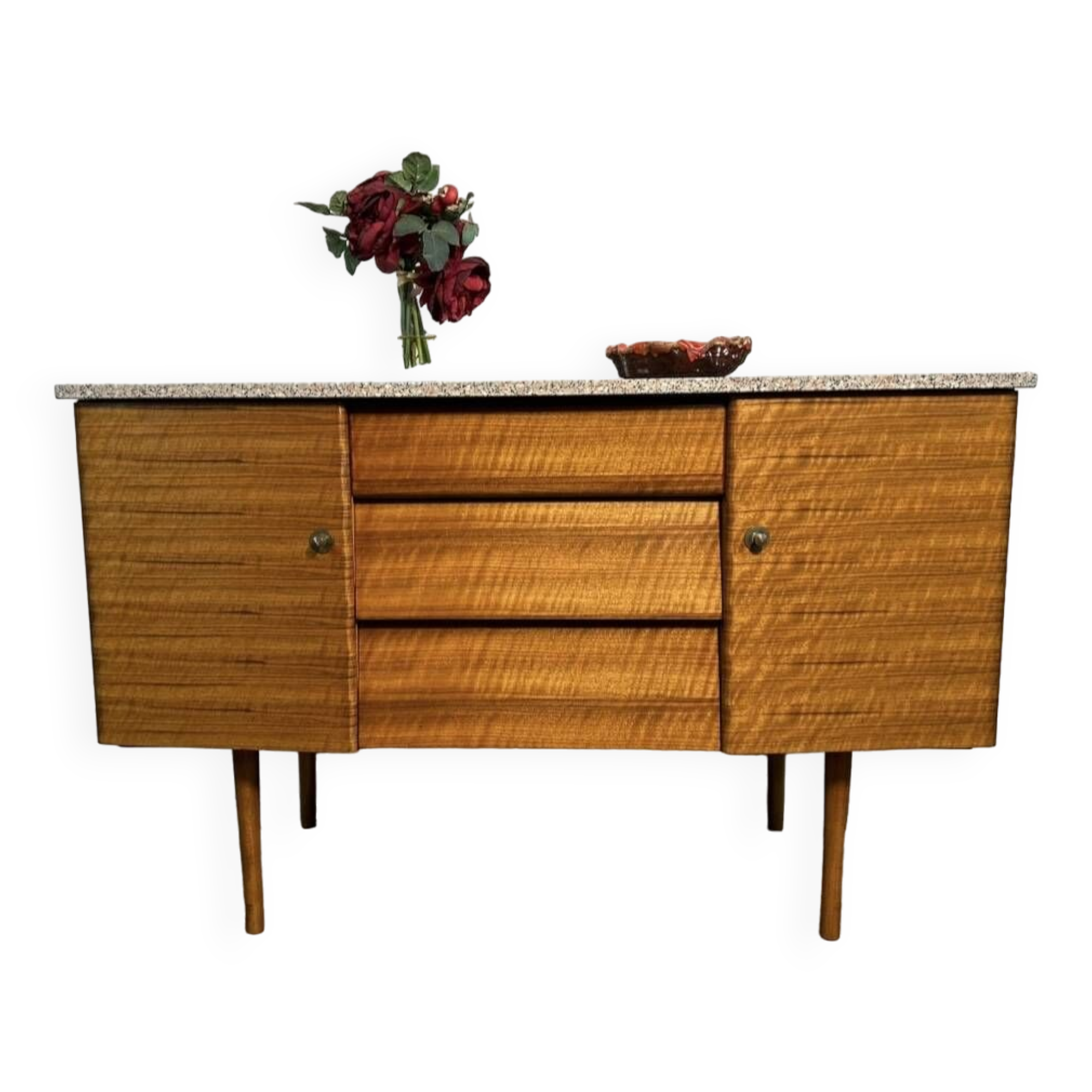 Mid century retro vintage teak sideboard washstand by Beautility 1960