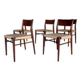 Set of 5 chairs from the 50s designed by Georg Leowald