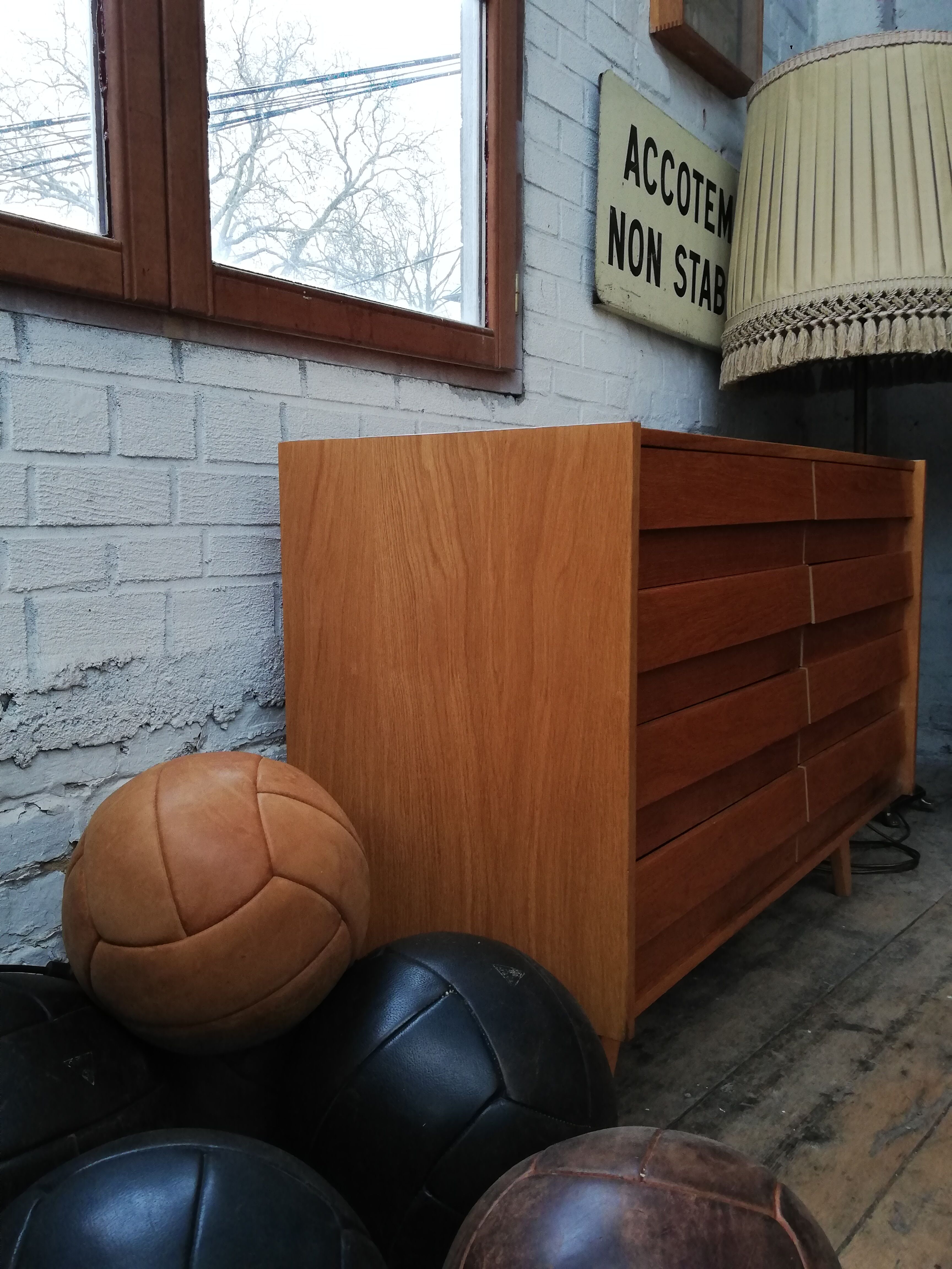 Czech chest of drawers Jiri Jiroutek, 1960, Scandinavian style, U453