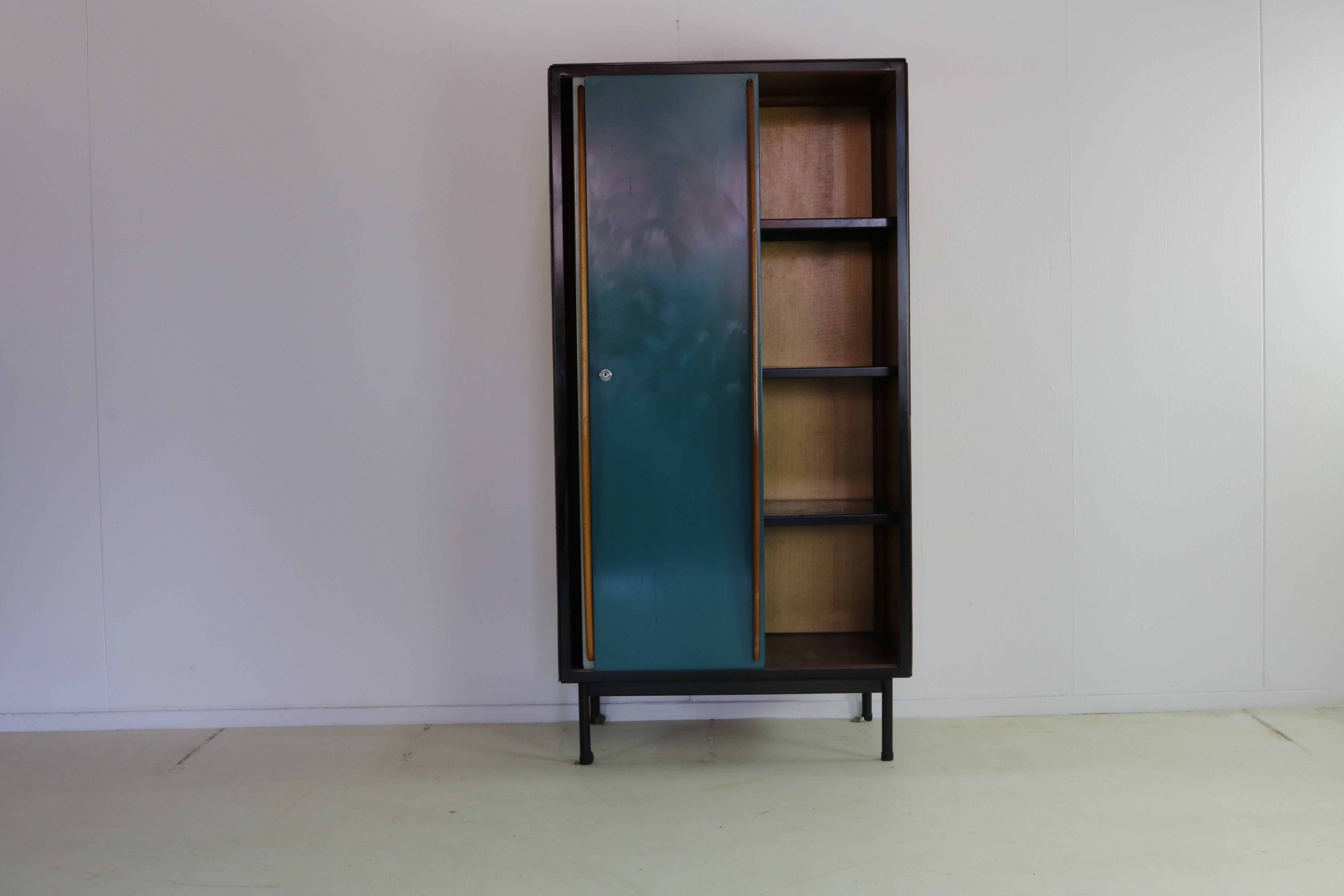 Wardrobe cabinet designed by Willy van der Meeren for Tubax Belgium