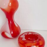 70s vase and ashtray duo