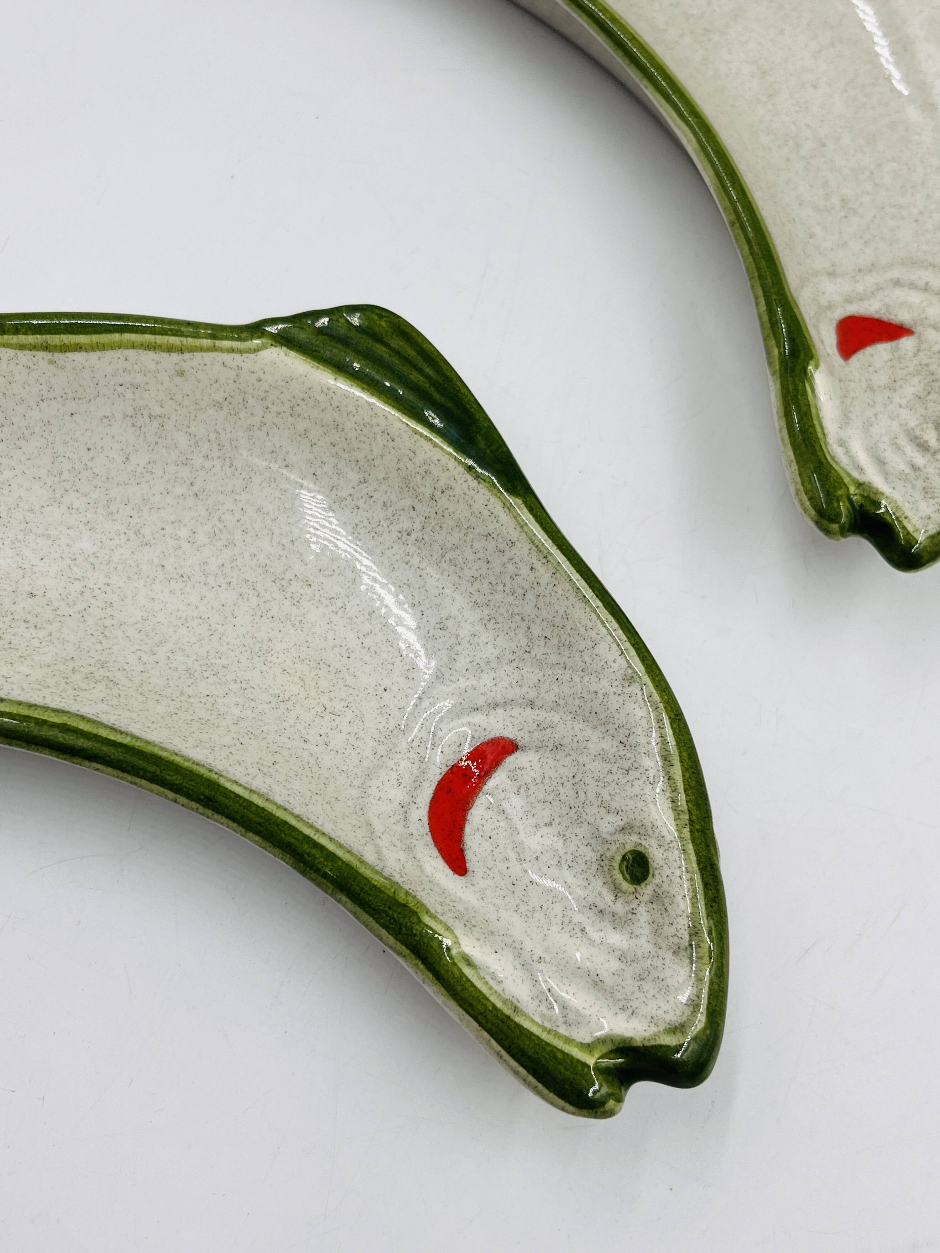Duo of Waechtersbach fish dishes