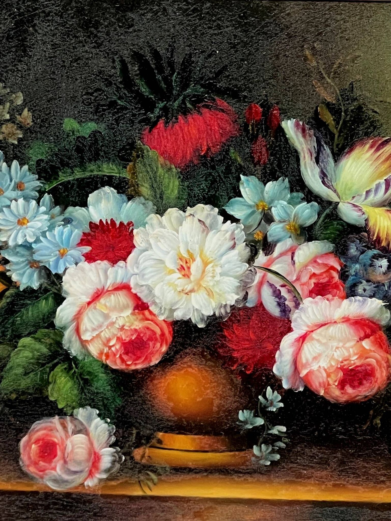 Nature morte avec des fleurs.