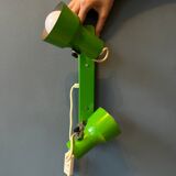 Vintage wall lamp space age green