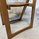 Vintage folding chair in wood by Aldo Jacober