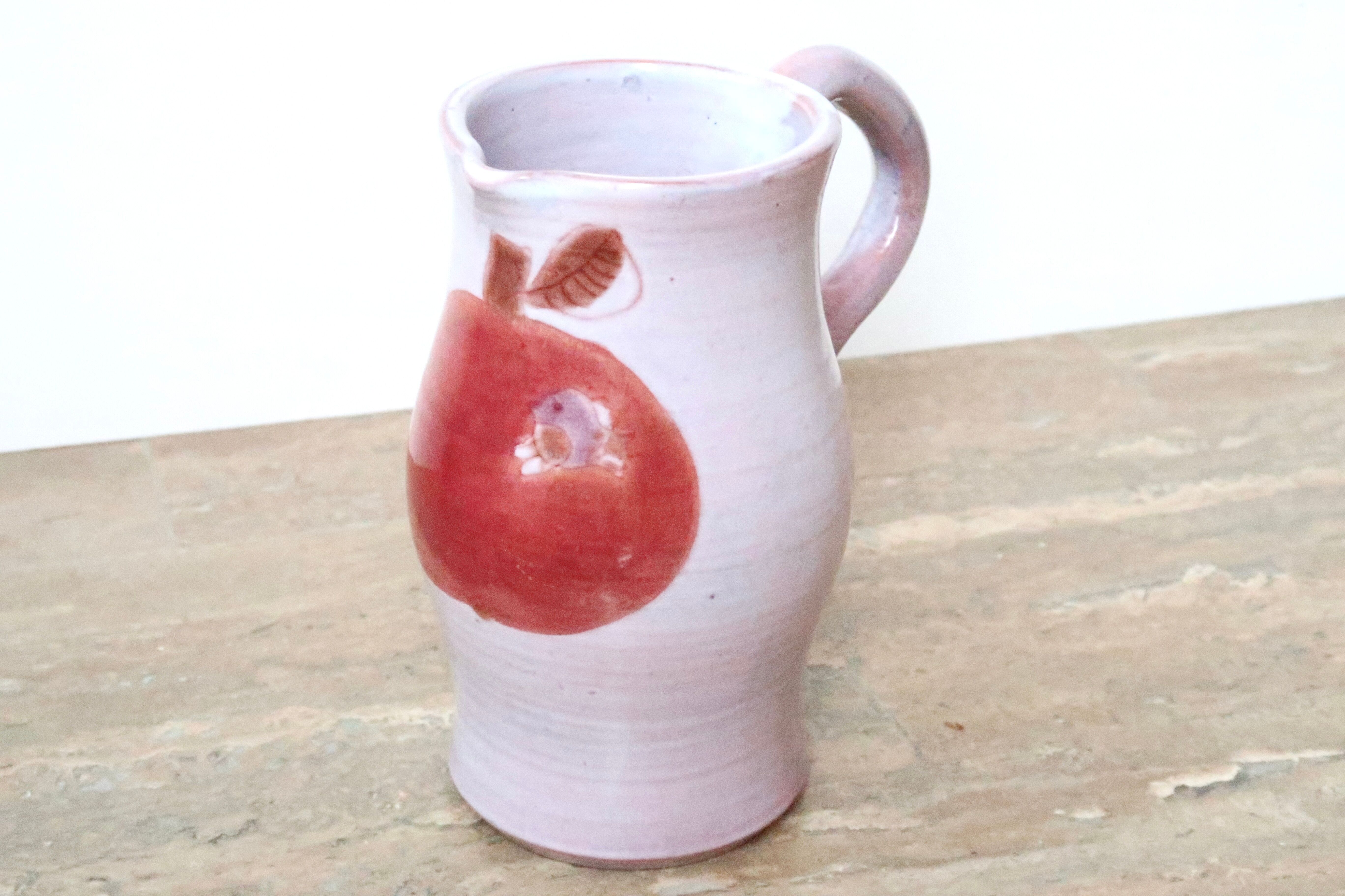 Ceramic pitcher by Jean and Robert Cloutier, 70s