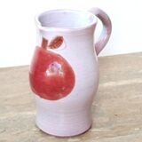 Ceramic pitcher by Jean and Robert Cloutier, 70s