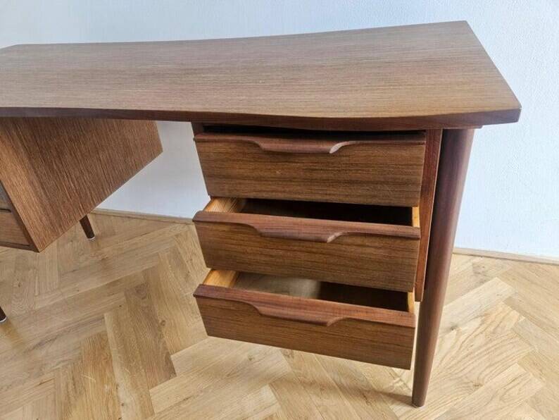 Very Rare Midcentury Teak Desk / Table, Denmark, 1960s