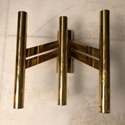 Single brass sconce from Sciolari, italy, 1970