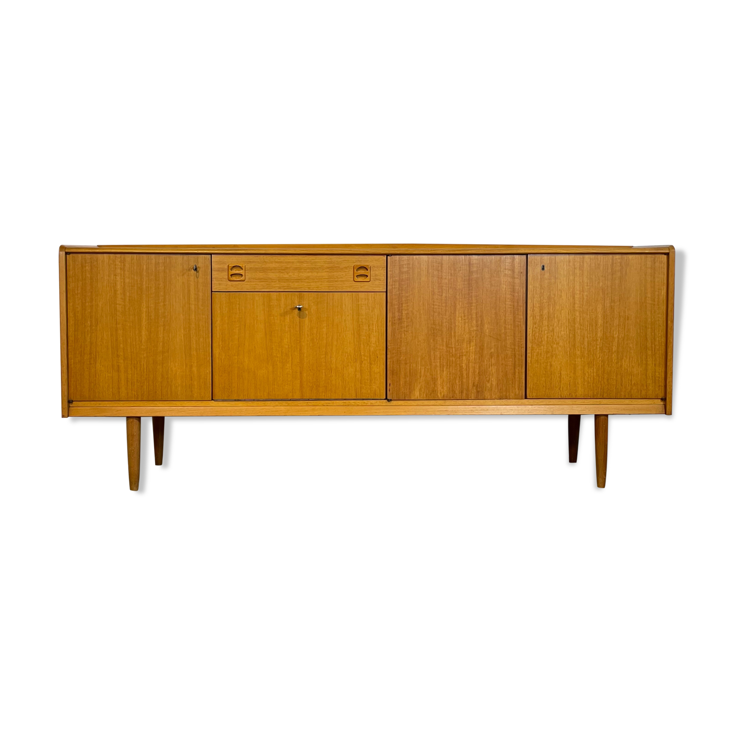 Blond teak sideboard, Germany 1960's