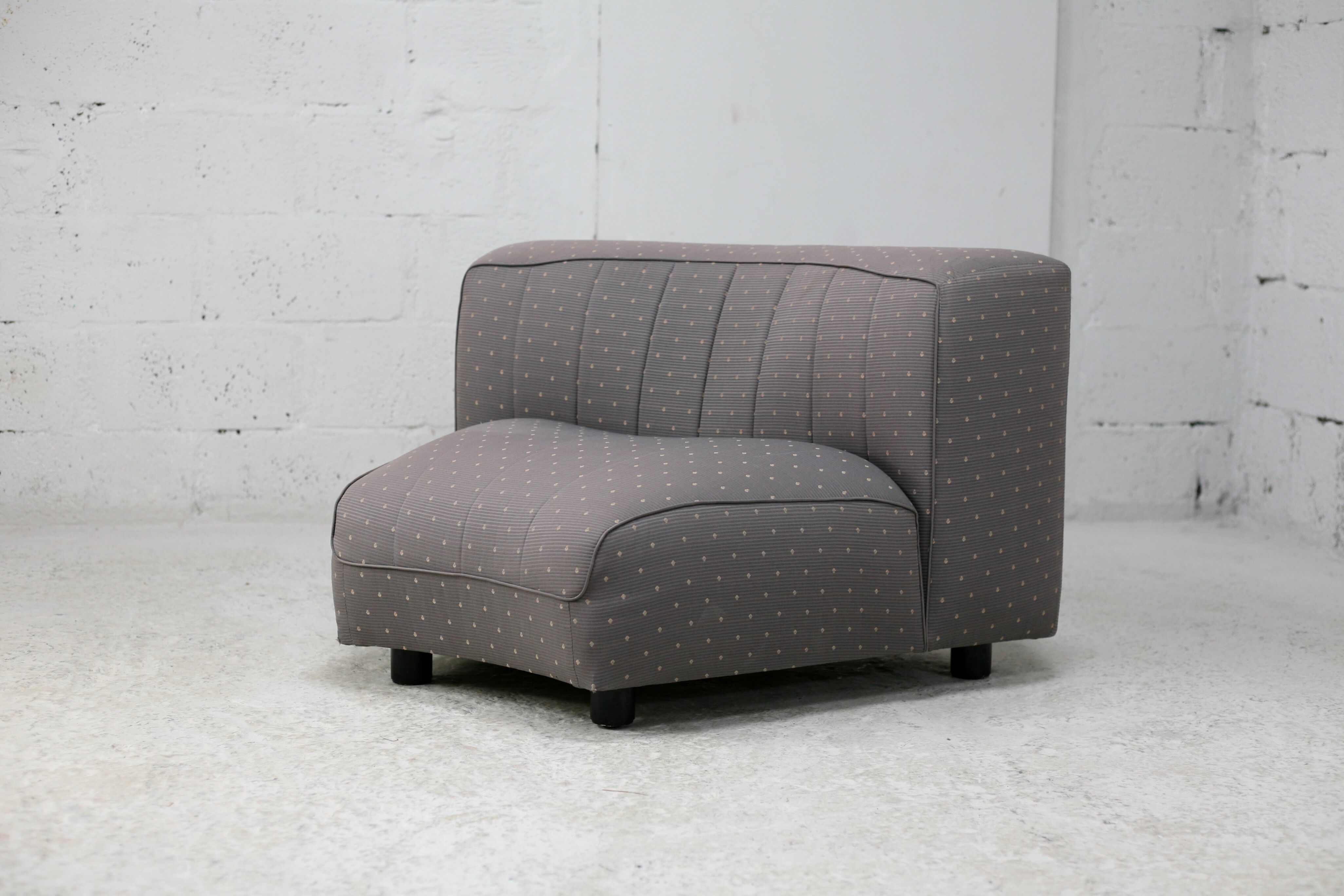 Novemila driver with wide back (rare) by Tito agnoli, Arflex, Italy, circa 1970