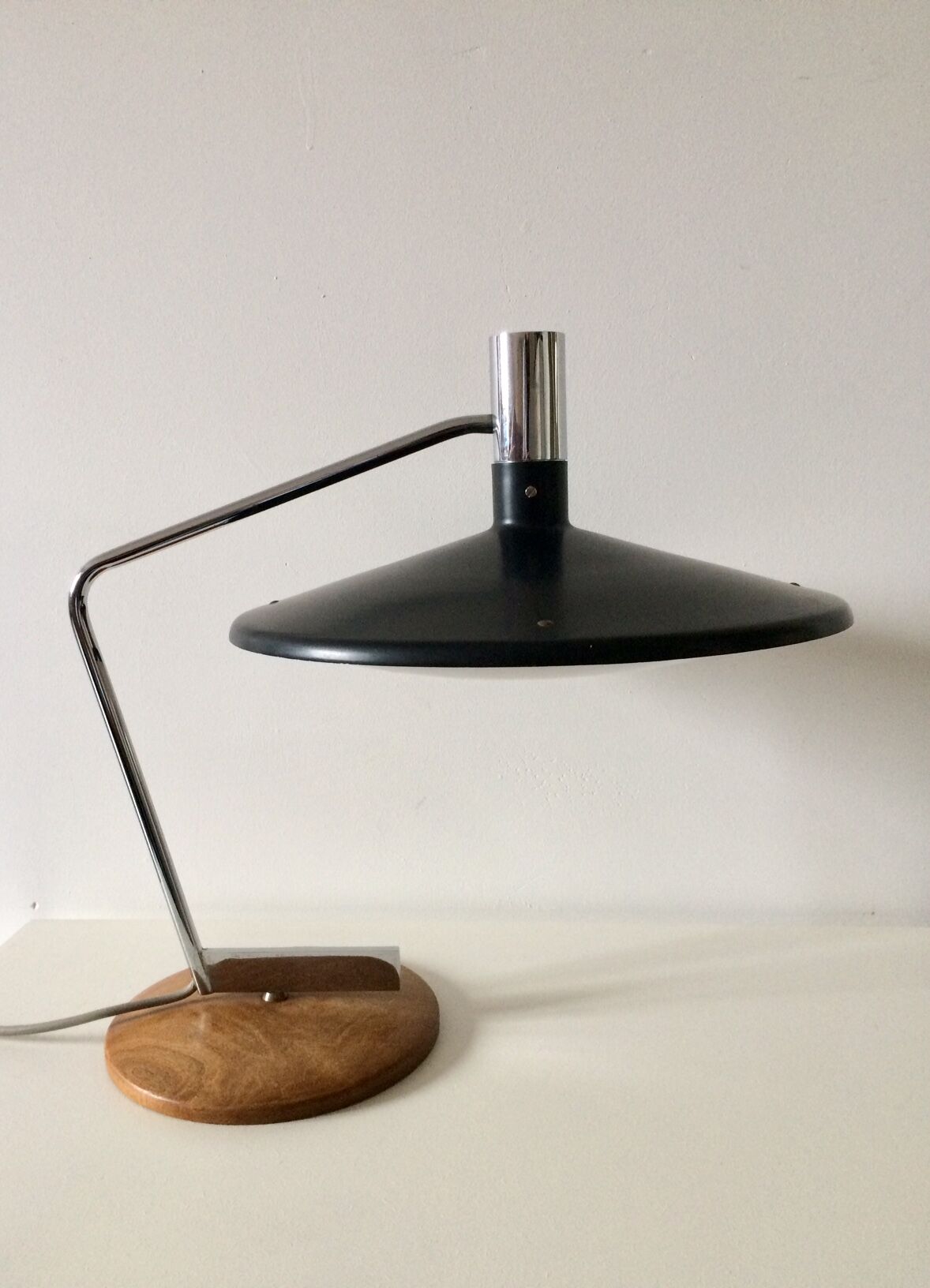 1960's desk lamp with turning base by George Frydman