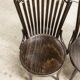 Set of 6 chairs Bistrot Baumann ref 22 curved wood