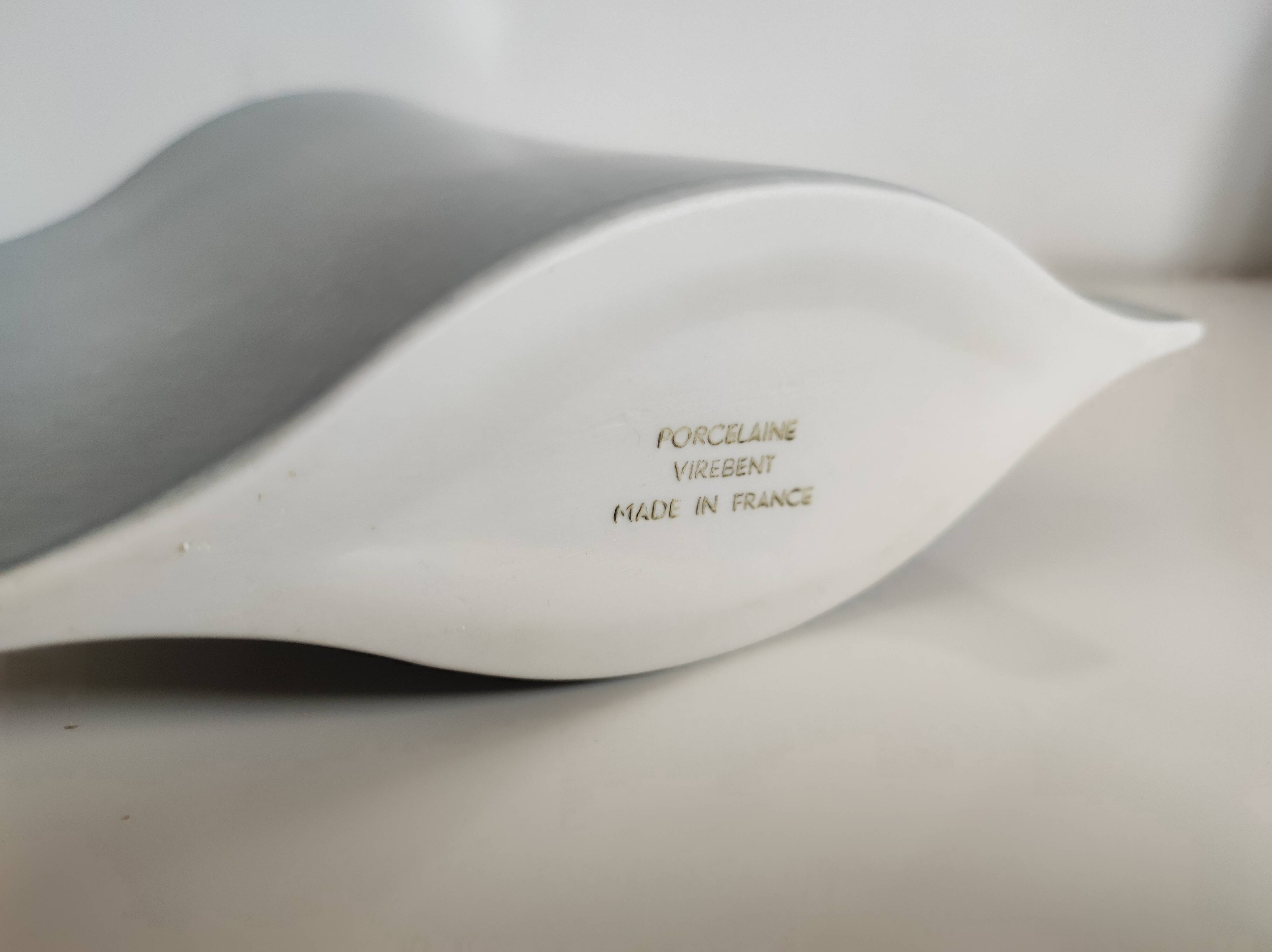 Virebent - virebent porcelain vase pierre lébe yves mohy