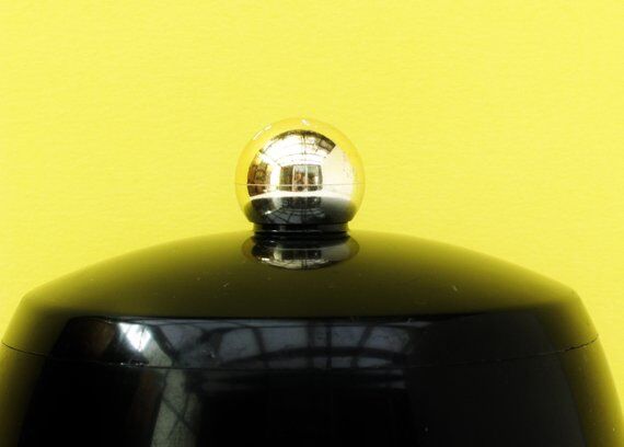 Ice bucket black and gold