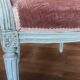 Paire de fauteuils médaillons style Louis XVI