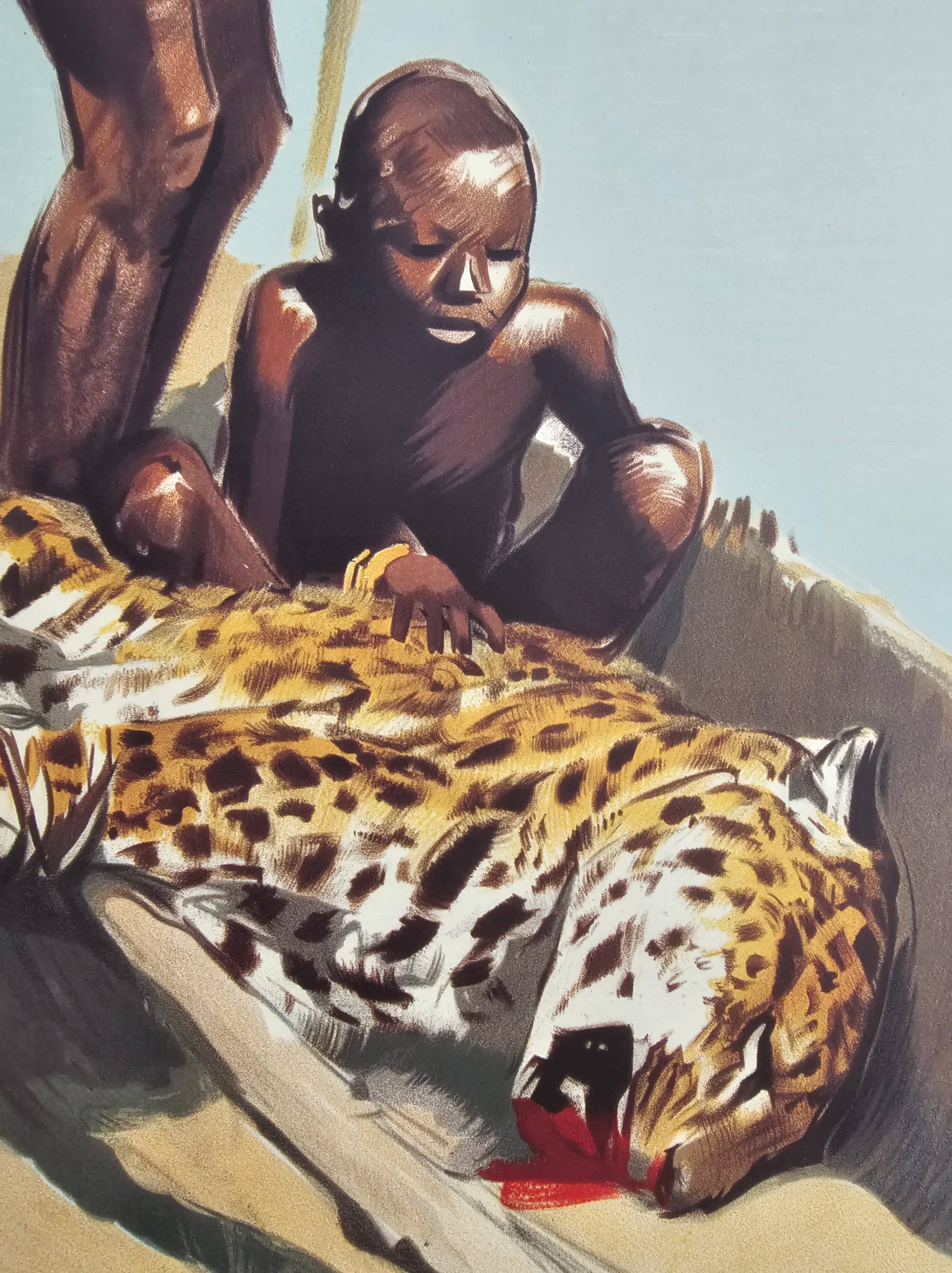 Air France poster - West Africa