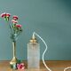Vintage glass globe table lamp or portable lamp
