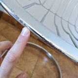 4 chaises 1970 chrome Cidue