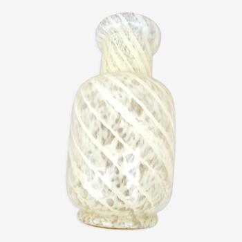 Vintage clichy glass vase