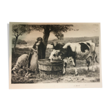 Antique print by Albert-Georges BESSE