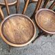 Suite of 8 Viennese bistro chairs "W.Baumann"