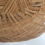Vintage rattan basket